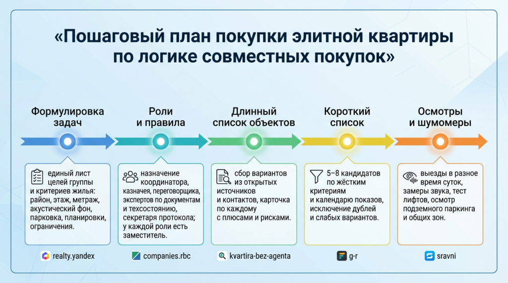 Пошаговый план покупки квартиры